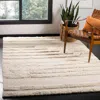 Safavieh Kenya Hand Made Area Rug, Ivory Shag / Flokati Style Non-shedding In Neutral