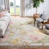 Safavieh Kenya Hand Made Area Rug, Pink / Grey Country Floral Style Non-shedding In Multi