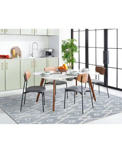 Safavieh Kenya Hand Tufted Wool-blend Rug In Blue
