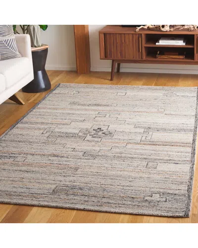 Safavieh Kenya Hand Tufted Wool-blend Rug In Brown
