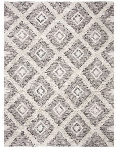 Safavieh Kenya Hand Woven Wool-blend Rug In Black