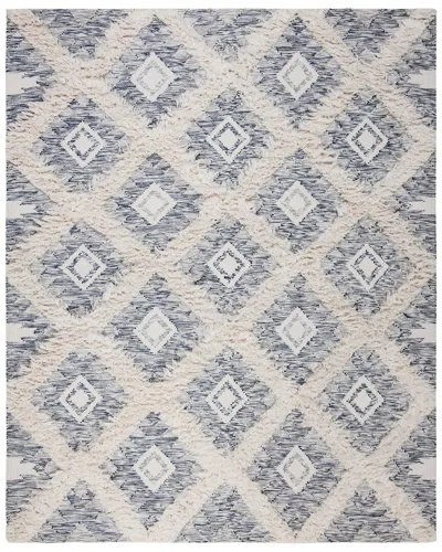 Safavieh Kenya Hand Woven Wool-blend Rug In Blue