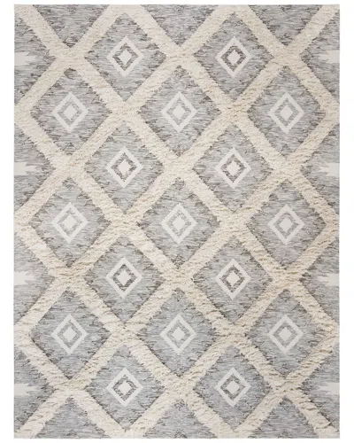 Safavieh Kenya Hand Woven Wool-blend Rug In Grey