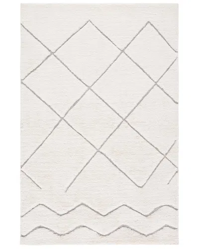 Safavieh Kenya Hand Woven Wool-blend Rug In Ivory