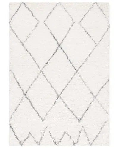 Safavieh Kenya Hand Woven Wool-blend Rug In Ivory