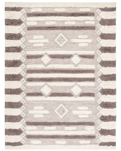 Safavieh Kenya Hand Woven Wool Rug In Ivory