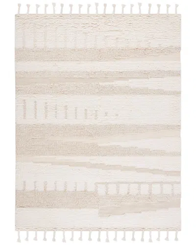 Safavieh Kenya Hand Woven Wool Rug In Ivory
