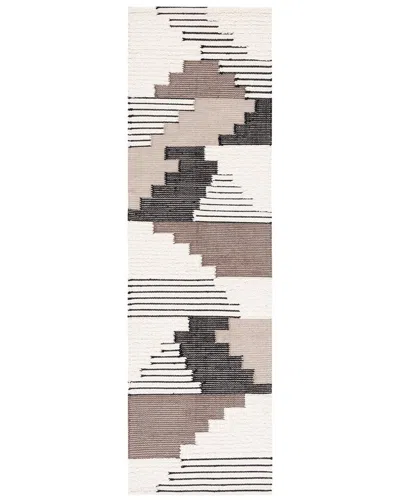 Safavieh Kenya Handwoven Wool-blend Rug In Black