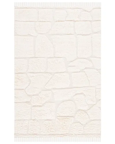 Safavieh Kenya Handwoven Wool-blend Rug In Ivory