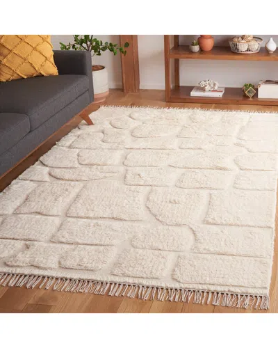 Safavieh Kenya Handwoven Wool-blend Rug In White