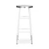Safavieh Kenzie 30 Silver Dipped Barstool In White/silver