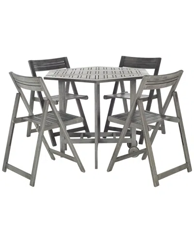 Safavieh Kerman Table & 4 Chairs In Gray