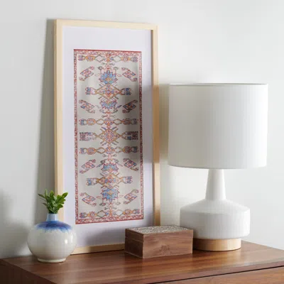 Safavieh Khadijah 29"x14" Framed Textile In Multi