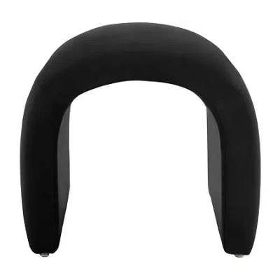 Safavieh Kibo Cushioned Ottoman In Black