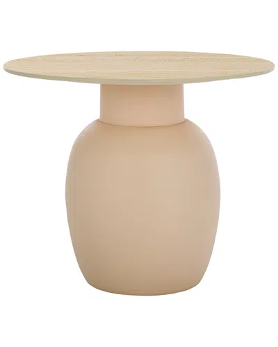 Safavieh Kielh Short Ceramic Side Table In Neutral