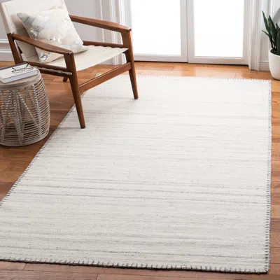 Safavieh Kilim Flat Weave Area Rug, Beige / Light Grey Solid / Tonal Style Easy Care In Neutral