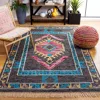 Safavieh Kilim Flat Weave Area Rug, Black / Pink Bohemian Style Easy Care In Multi