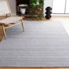 Safavieh Kilim Flat Weave Area Rug, Dark Grey Solid / Tonal Style Easy Care In Blue