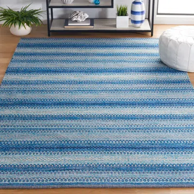 Safavieh Kilim Flat Weave Area Rug, Grey / Blue Bohemian Style Easy Care