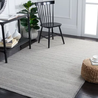 Safavieh Kilim Flat Weave Area Rug, Grey Solid / Tonal Style Easy Care In Gray