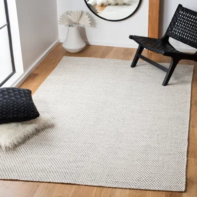 Safavieh Kilim Flat Weave Area Rug, Ivory Solid / Tonal Style Easy Care In Gray