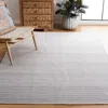 Safavieh Kilim Flat Weave Area Rug, Silver Solid / Tonal Style Easy Care In Gray