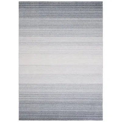Safavieh Kilim Flat Weave Performance Ombre Rug In Dark Gray,ivory