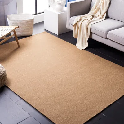 Safavieh Kilim Hand Made Area Rug, Brown Solid / Tonal Style Non-shedding In Neutral