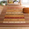 Safavieh Kilim Hand Made Area Rug, Burgundy / Multi Bohemian Style Non-shedding In Multi