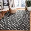 Safavieh Kilim Hand Made Area Rug, Charcoal / Natural Bohemian Style Non-shedding In Black