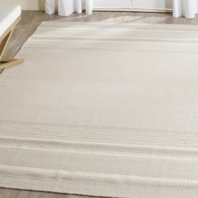 Safavieh Kilim Hand Made Area Rug, Grey / Ivory Contemporary Style Non-shedding