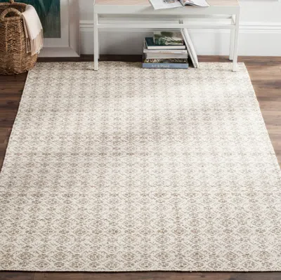Safavieh Kilim Hand Made Area Rug, Grey / Ivory Traditional Style Non-shedding In Neutral