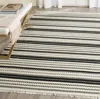 Safavieh Kilim Hand Made Area Rug, Ivory / Black Bohemian Style Non-shedding In Neutral