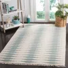 Safavieh Kilim Hand Made Area Rug, Ivory / Blue Bohemian Style Non-shedding In Blue