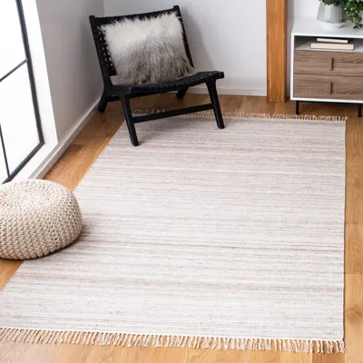 Safavieh Kilim Hand Made Area Rug, Ivory / Brown Solid / Tonal Style Non-shedding