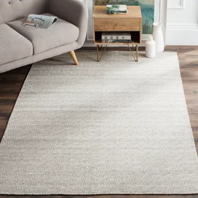 Safavieh Kilim Hand Made Area Rug, Ivory / Graphite Contemporary Style Non-shedding In Gray