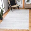 Safavieh Kilim Hand Made Area Rug, Ivory / Grey Solid / Tonal Style Non-shedding In Gray