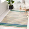 Safavieh Kilim Hand Made Area Rug, Natural / Green Bohemian Style Non-shedding In Multi
