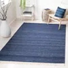 Safavieh Kilim Hand Made Area Rug, Navy / Blue Solid / Tonal Style Non-shedding In Blue