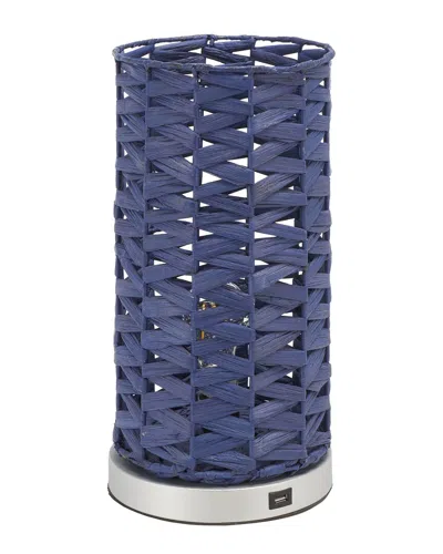 Safavieh Kirin 15in Table Lamp With Usb In Blue