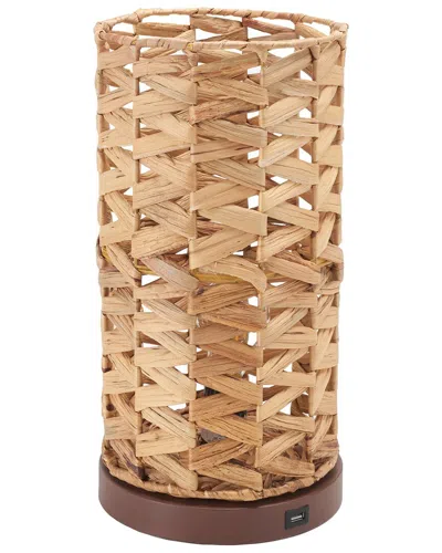 Safavieh Kirin 15in Table Lamp With Usb In Neutral