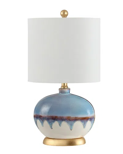 Safavieh Koa Ceramic Table Lamp In Metallic