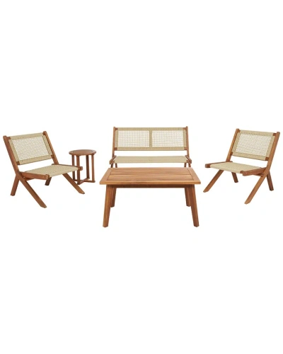 Safavieh Kobina 5pc Outdoor Living Set In Neutral