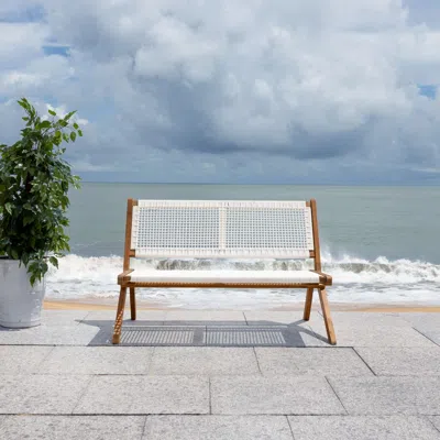 Safavieh Kobina Outdoor Bench In White
