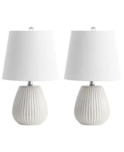 Safavieh Kole Set Of 2 Table Lamps In White