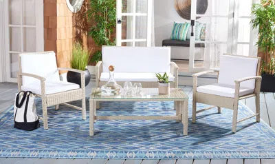 Safavieh Krissy Living Set In White