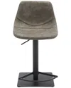 Safavieh Kynlee Gas-lift Bar Stool In Gray