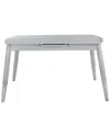 Safavieh Kyoga Auto Mechanism Extension Dining Table In Grey