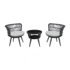 Safavieh Kyomi Lounge Set In Black