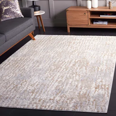 Safavieh Lagoon Machine Made Area Rug, Beige / Grey Contemporary Style Easy Care In Gray